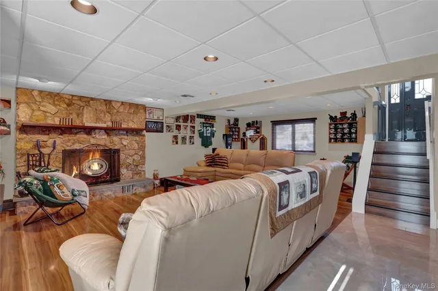 a view of a bedroom with gym equipment
