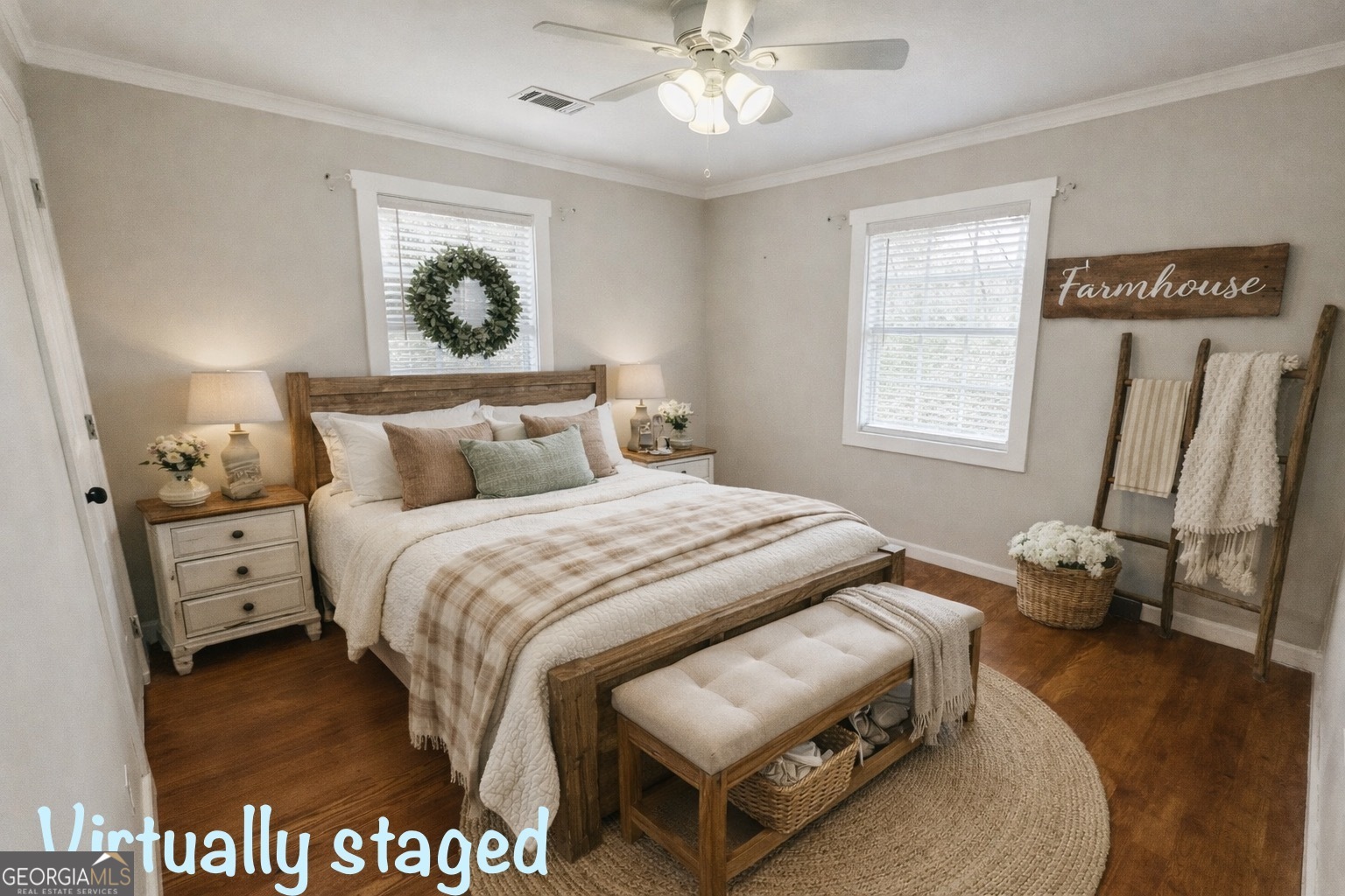 117 Marchman Street Bremen, GA 30110 - Photo 15 of 38 a bedroom with a bed a couch and a window