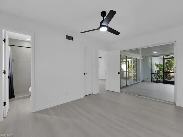 a empty walk in closet