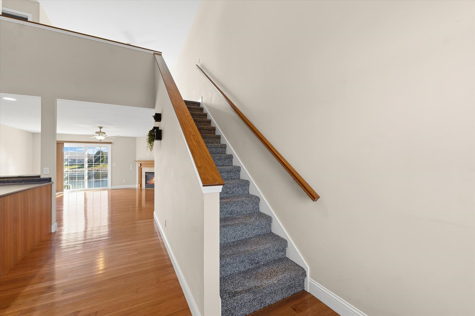 2208 Cyprus Point, Unit 2208 Urbana, IL 61802 - Photo 19 of 30 a view of entryway and hall with wooden floor