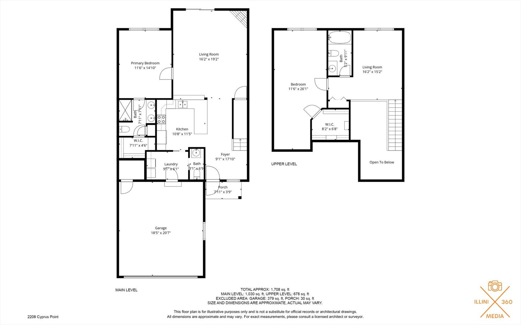 2208 Cyprus Point, Unit 2208 Urbana, IL 61802 - Photo 30 of 30 a picture of a floor plan