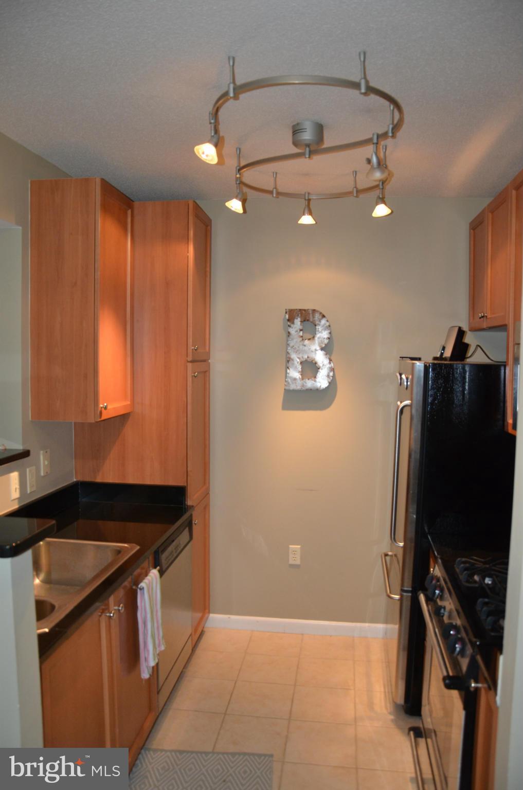 851 North Glebe Road, Unit 1116 Arlington, VA 22203 - Photo 12 of 30 a kitchen that has a sink and a stove