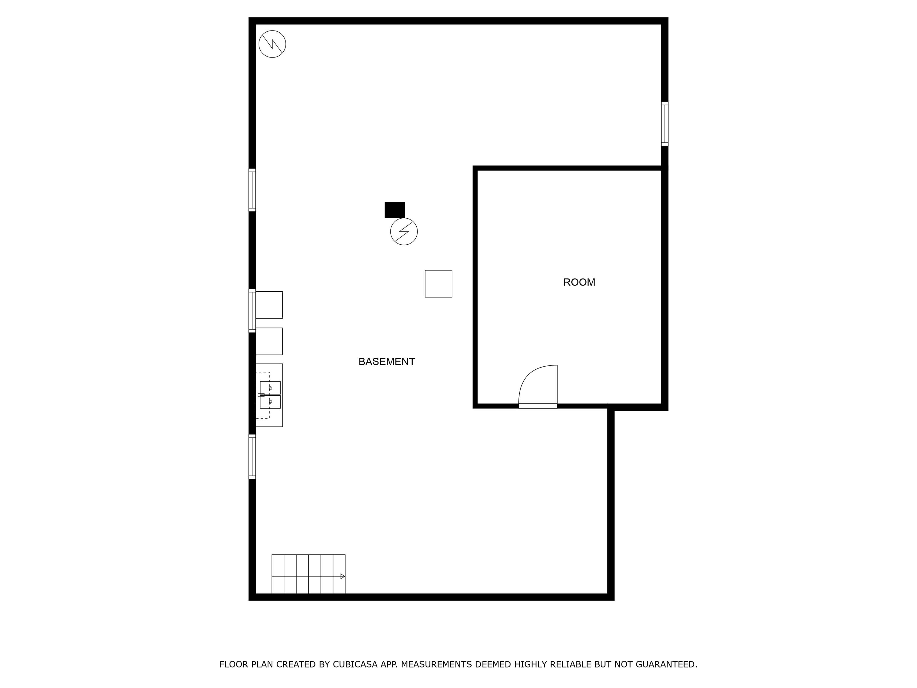 15289 Millard Road Three Rivers, MI 49093 - Photo 30 of 31 Basement Floor Plan for 15289 Millard Ro