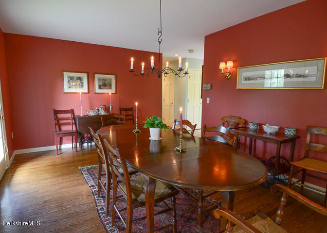 170 Old Stockbridge Road Lenox, MA 01240 - Photo 13 of 55 170 Old Stockbridge Rd Dining room view
