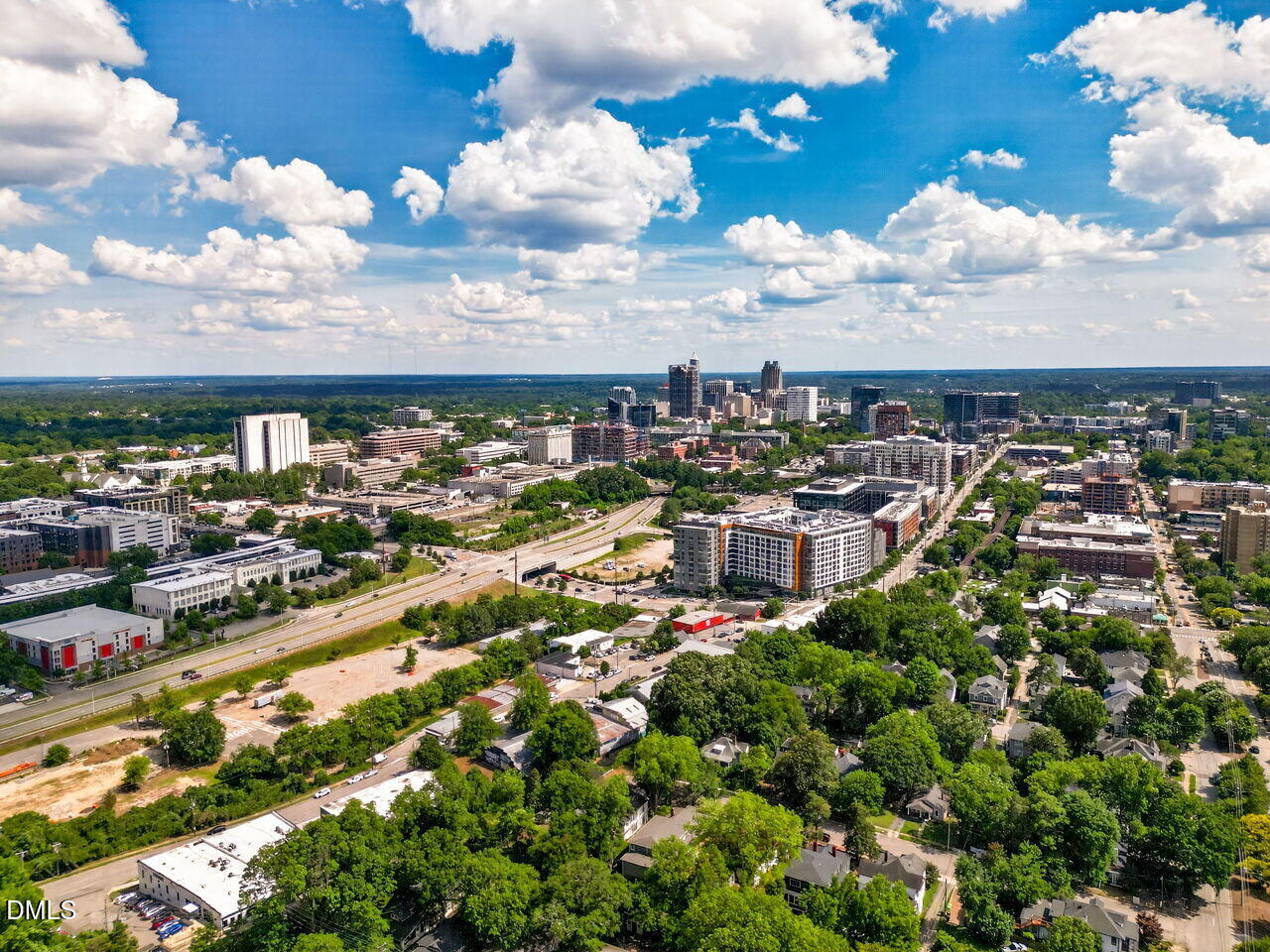 504 Tilden Street Raleigh, NC 27605 - Photo 54 of 58 a city view with lot of cars parked