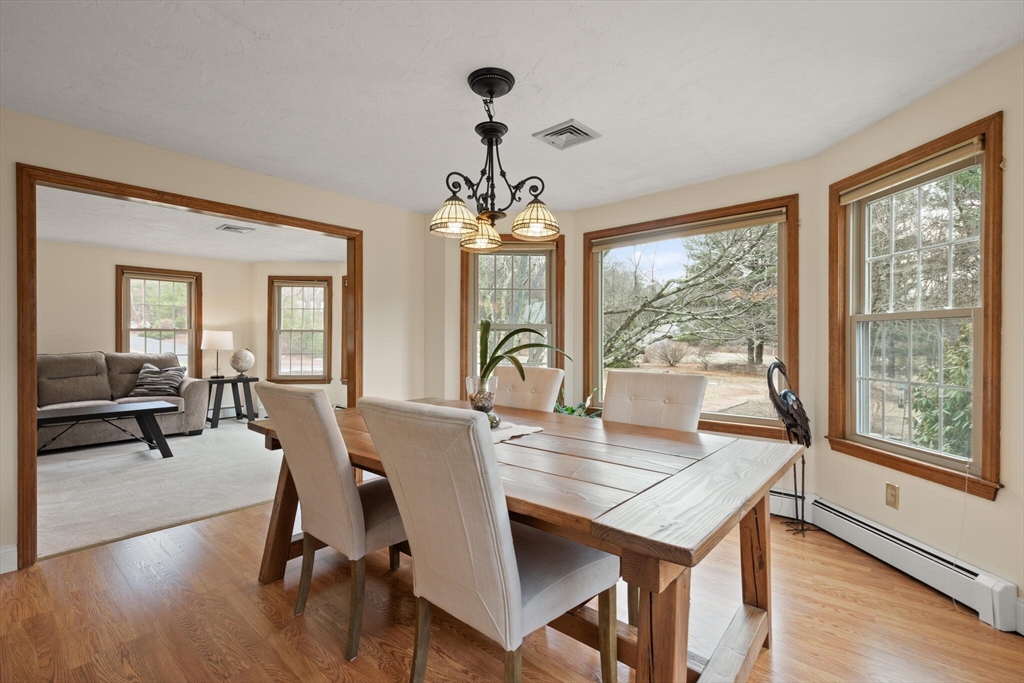 3 Daniels Road Mendon, MA 01756 - Photo 8 of 42 a view of a dining room with furniture window and wooden floor