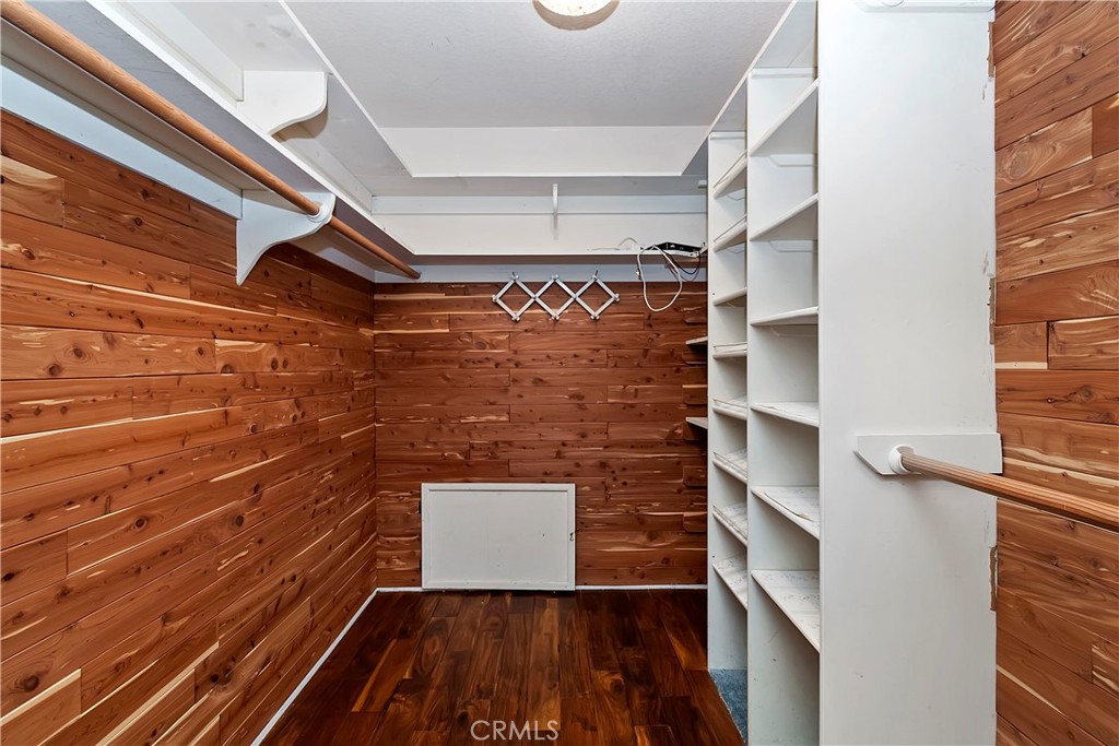 23919 Inspiration Crestline, CA 92325 - Photo 20 of 43 a view of an empty room and wooden floor