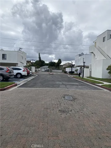 a view of car parked in garage