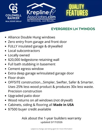 $259,900 | 122 Evergreen Lane, Chilton, WI 53014