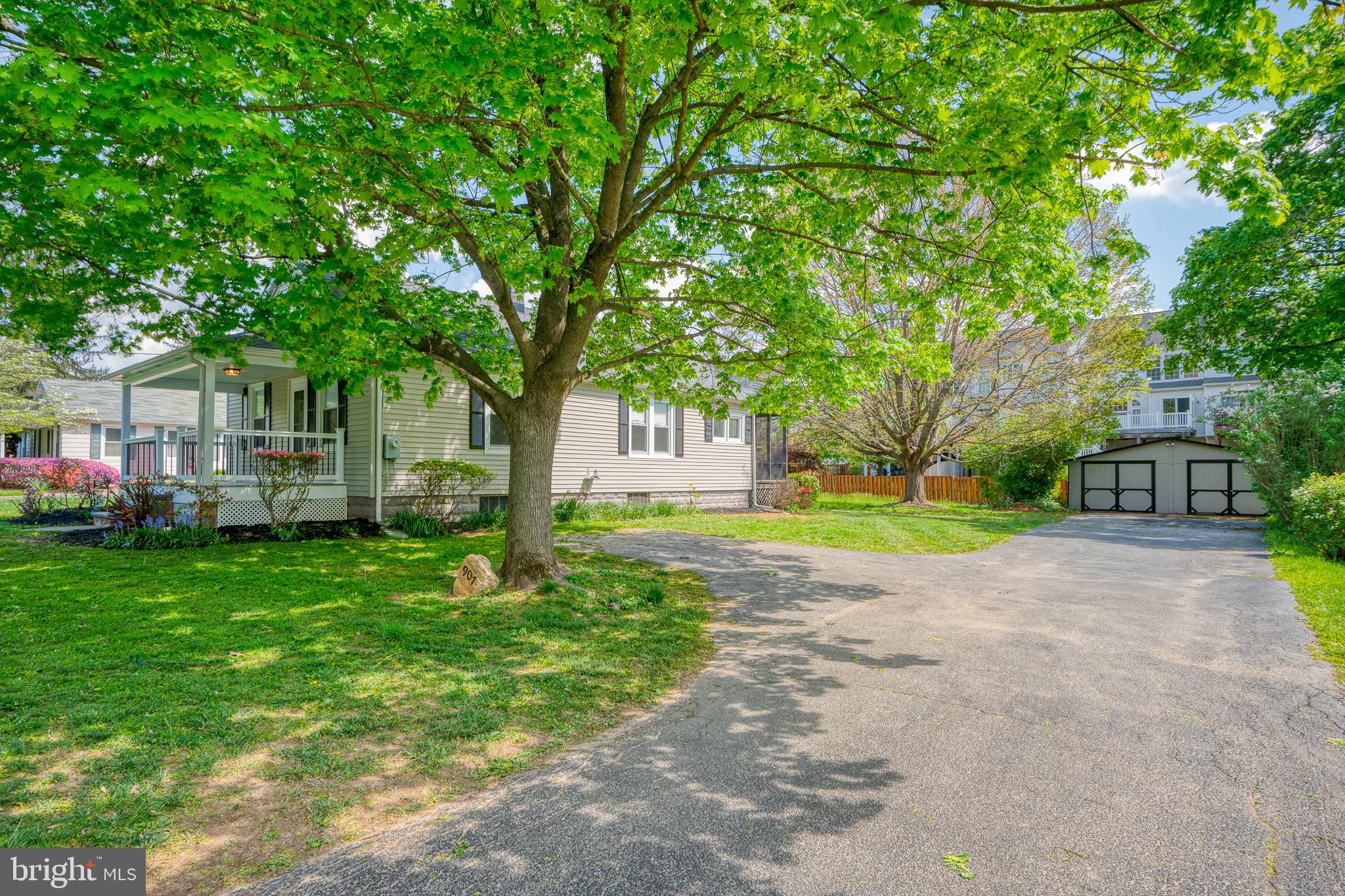 907 Rock Spring Road Bel Air, MD 21014 - Photo 6 of 45 Driveway offers plenty of parking space
