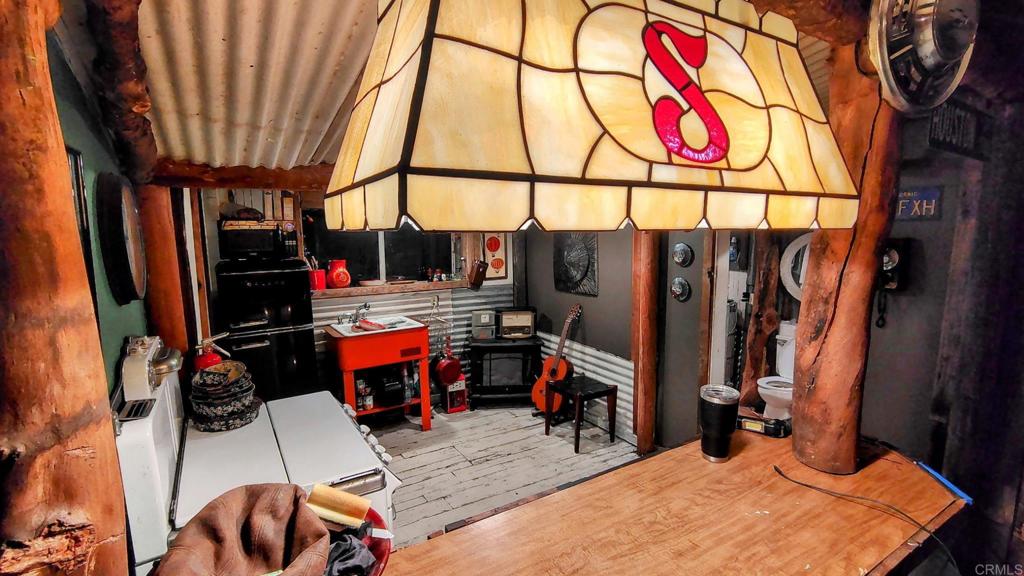 a room with musical instruments