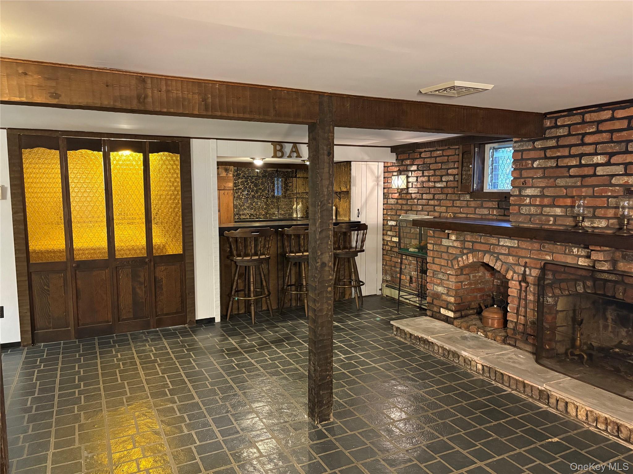 223 Timber Point Road East Islip, NY 11730 - Photo 29 of 47 a bathroom with a glass door shower and a sink