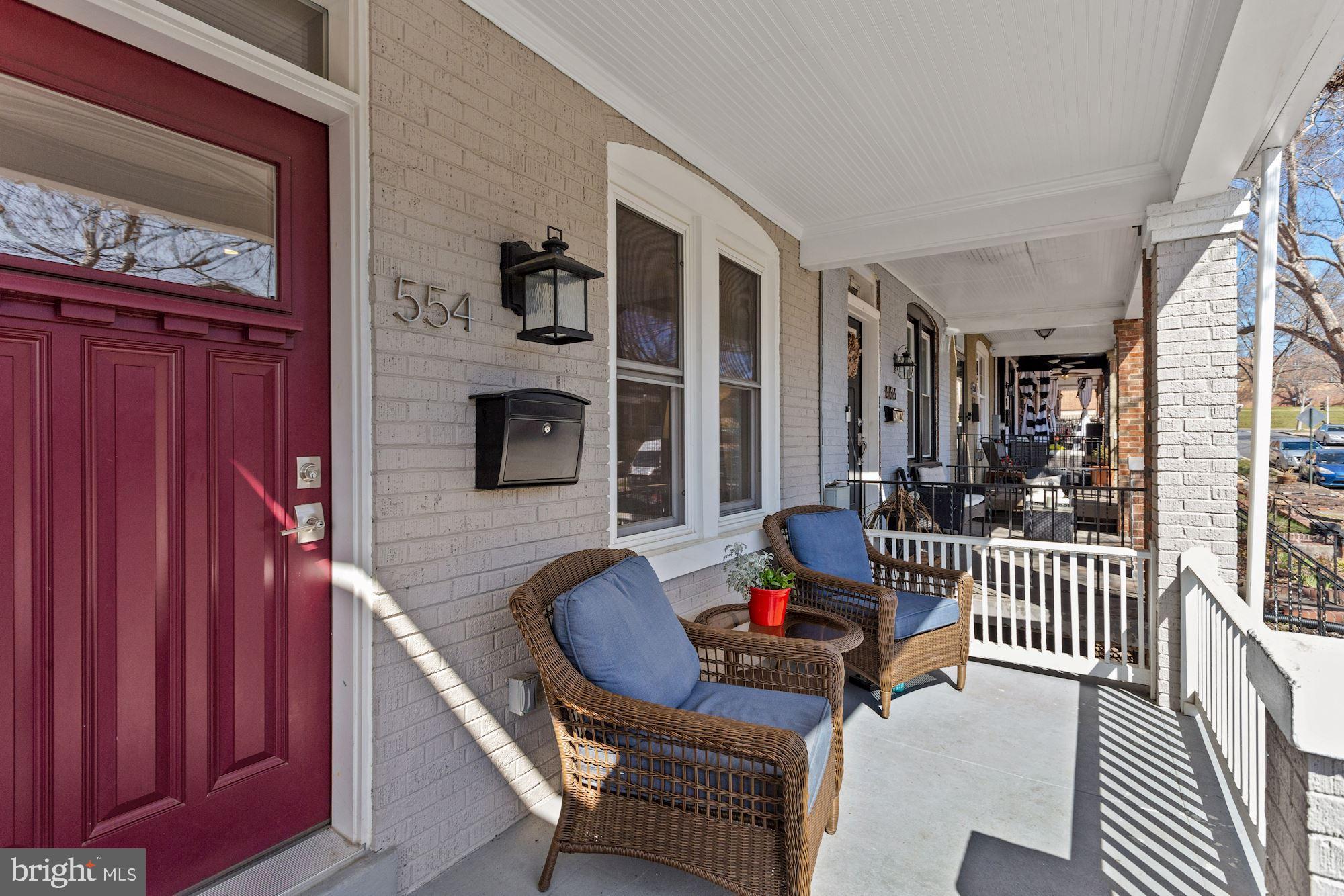 554 23rd Place Northeast Washington, DC 20002 - Photo 2 of 26 Peaceful and sunny federal porch front