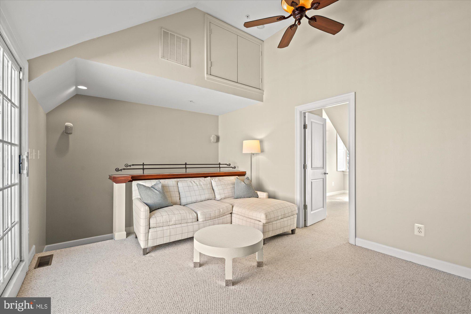 403 Princess Street Alexandria, VA 22314 - Photo 38 of 50 a living room with furniture and a ceiling fan
