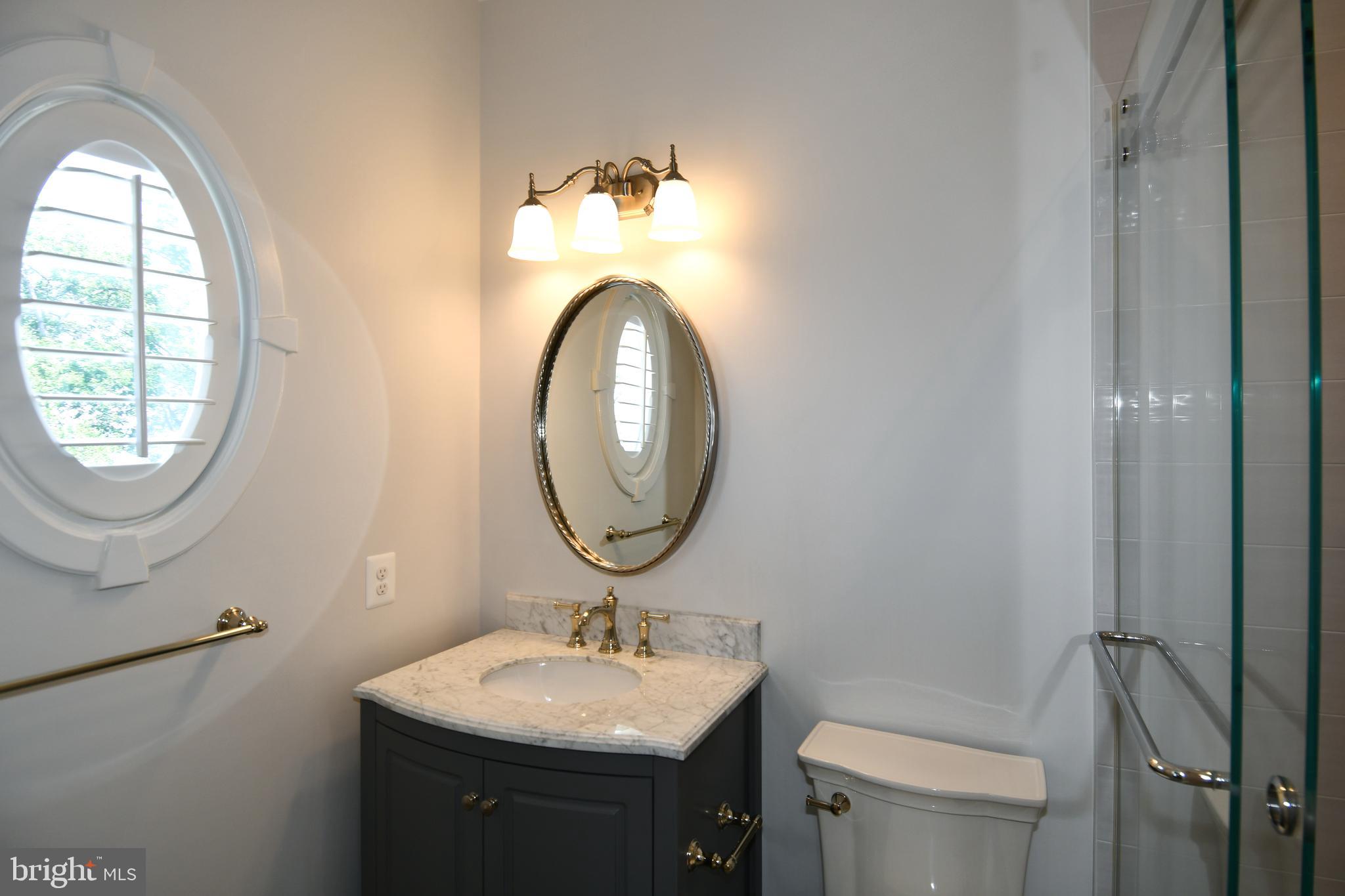 7808 Southdown Road Alexandria, VA 22308 - Photo 84 of 99 a bathroom with a toilet a sink and a mirror