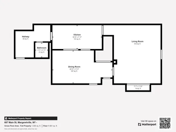 $285,000 | 687 Main Street, Margaretville, NY 12455
