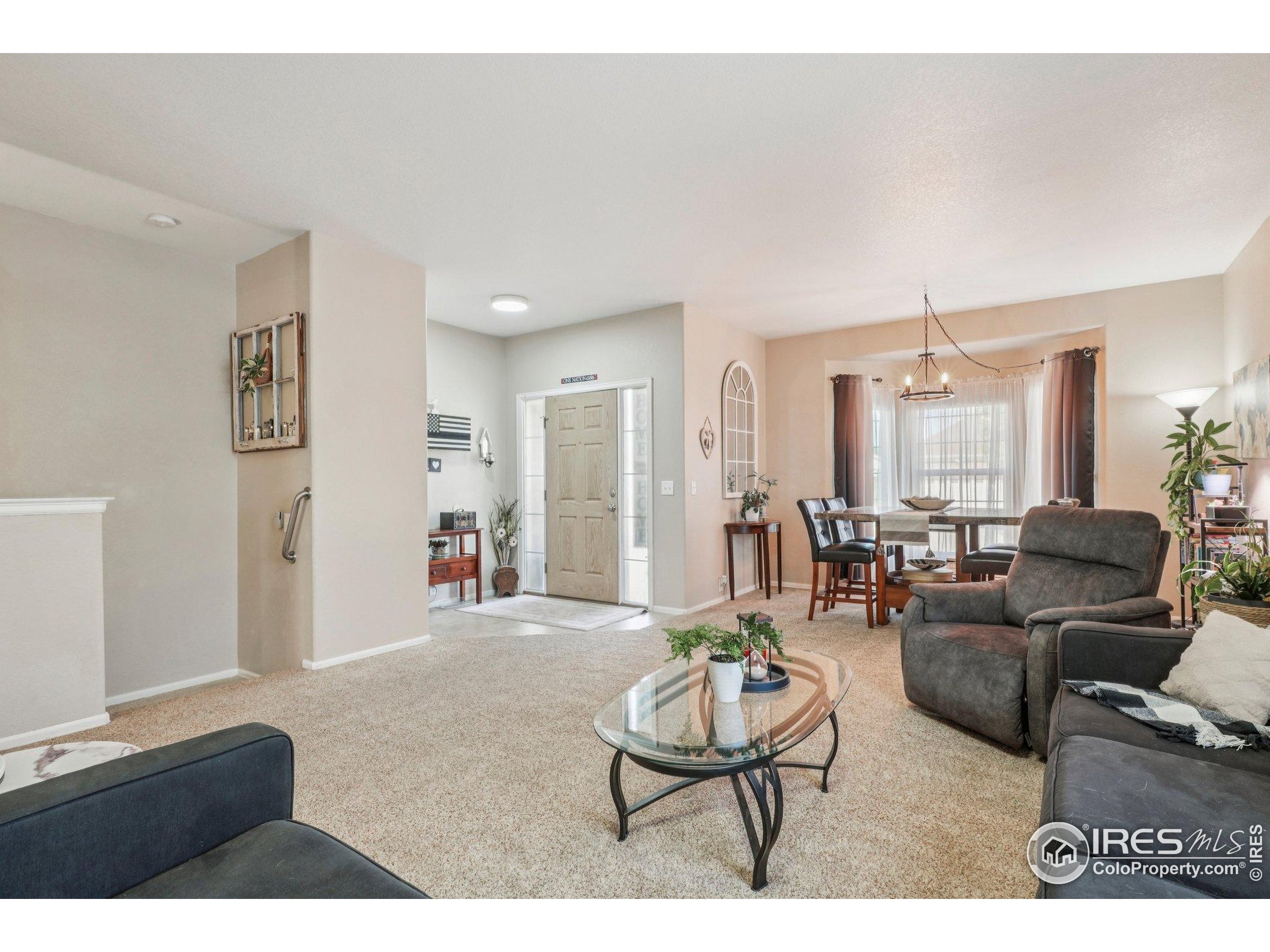 256 Homestead Way Brighton, CO 80601 - Photo 3 of 42 a living room with furniture and a wooden floor