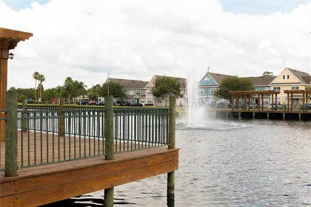 a view of lake with houses