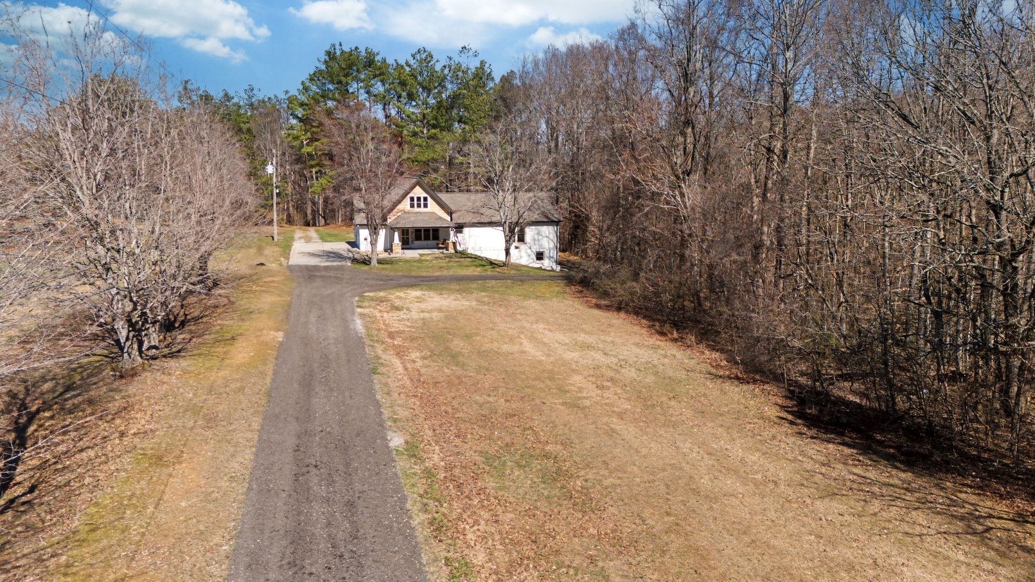 1231 Abiff Road Bon Aqua, TN 37025 - Photo 58 of 60 a view of a yard with plants and trees