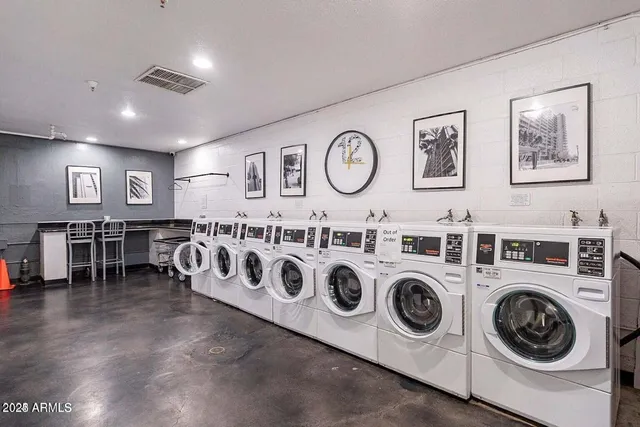 a view of a storage room