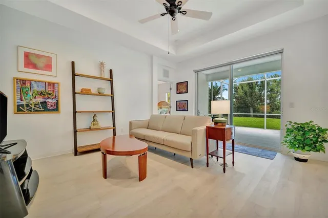 a room with furniture and window