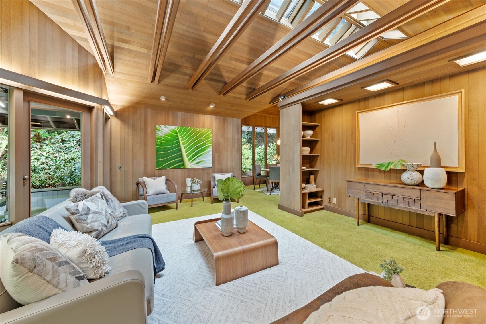 6 Lindley Road Mercer Island, WA 98040 - Photo 3 of 40 a living room with furniture and a large window