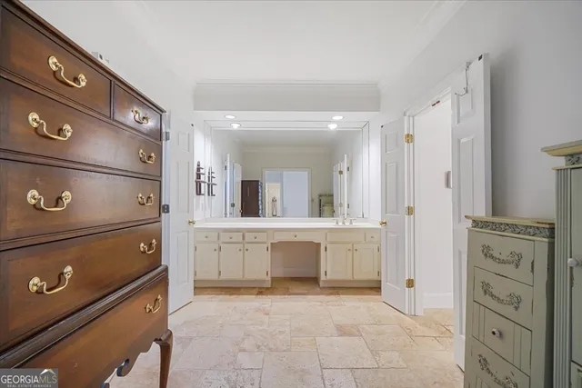 a view of dining room with furniture