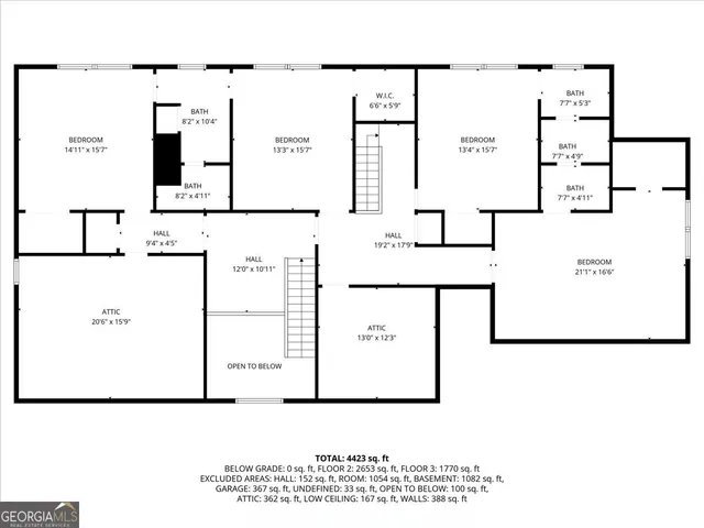 a view of a park with plants and trees
