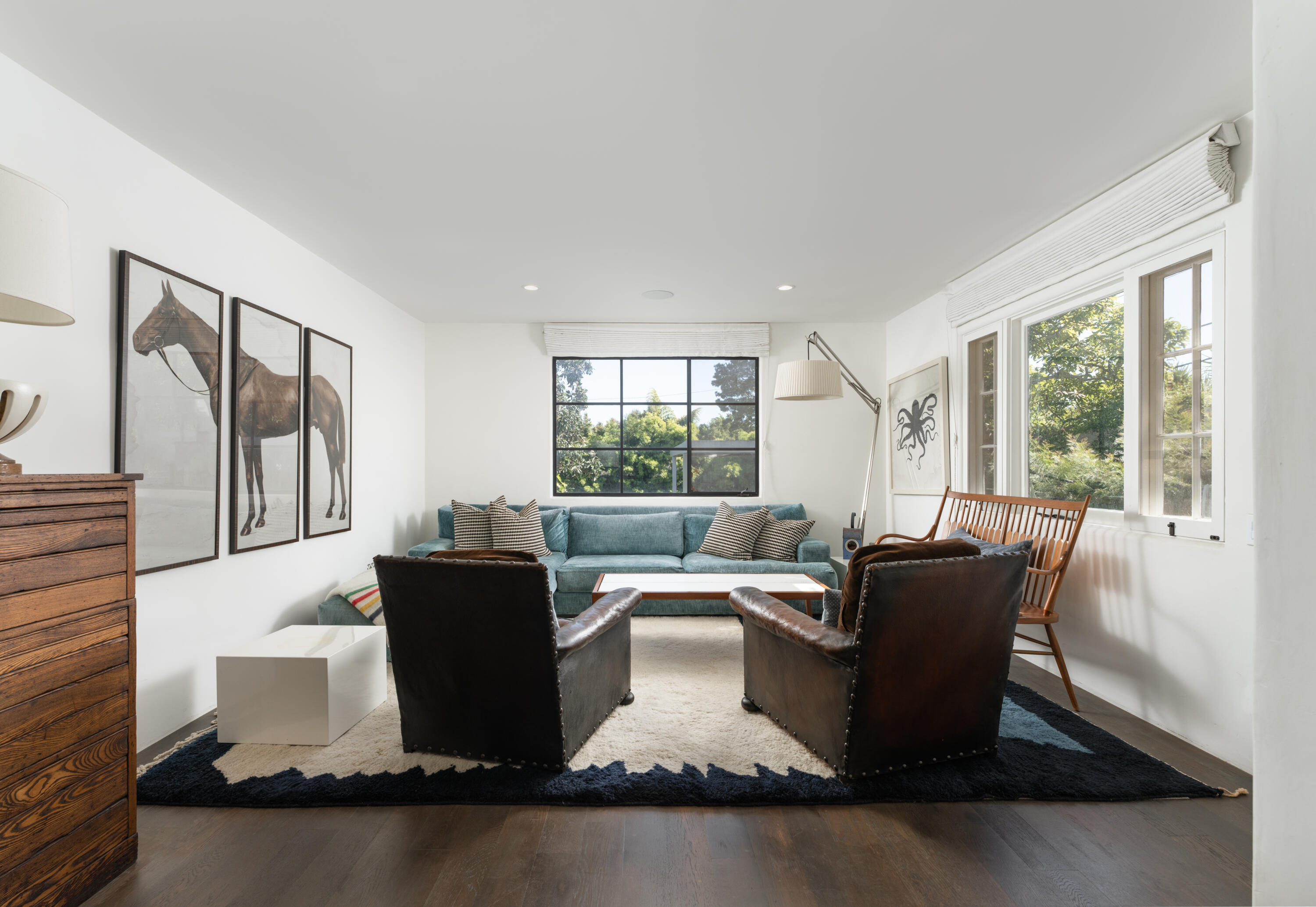 1365 Virginia Road Montecito, CA 93108 - Photo 12 of 38 a living room with fireplace furniture and a large window
