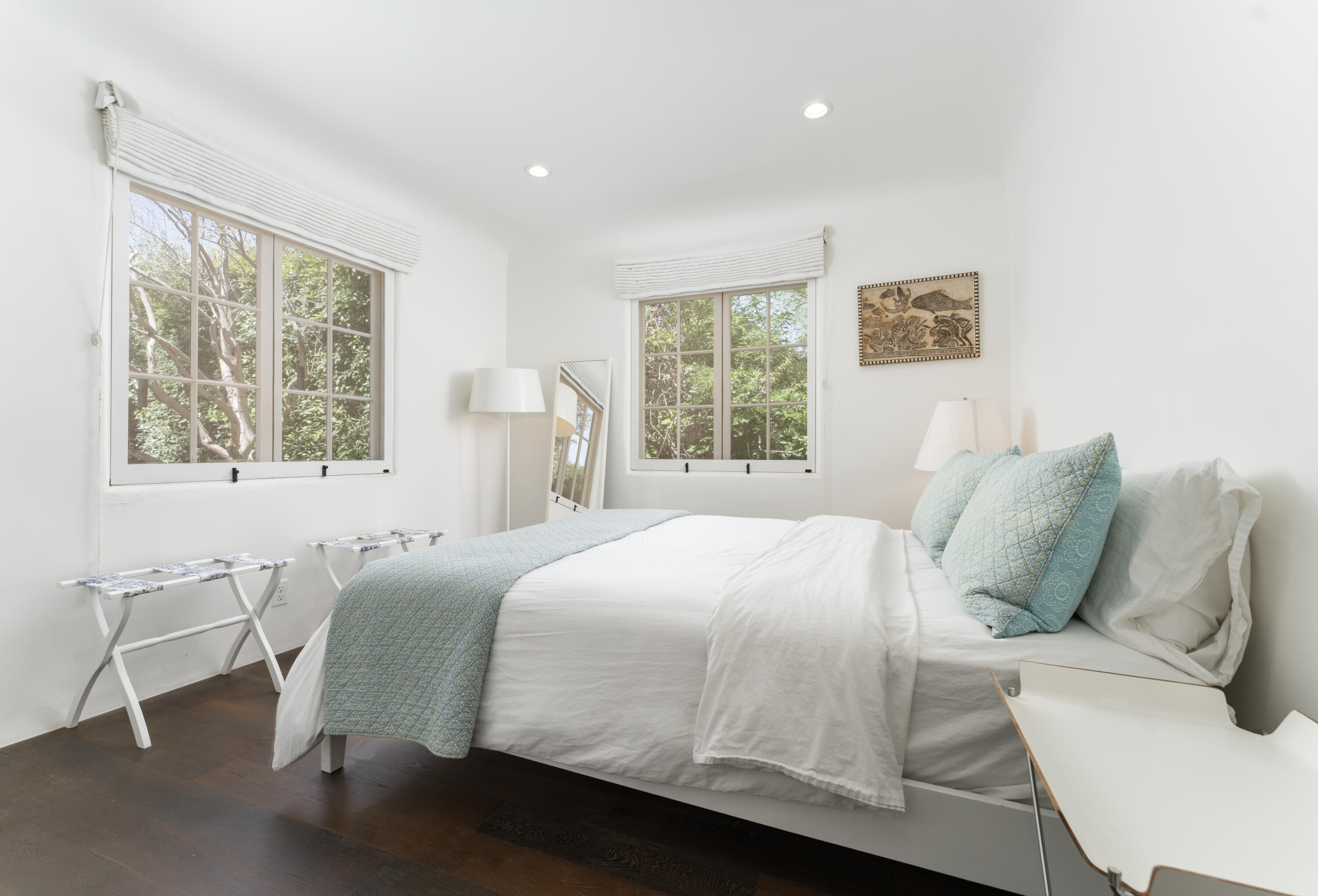 1365 Virginia Road Montecito, CA 93108 - Photo 19 of 38 a bedroom with a bed and window