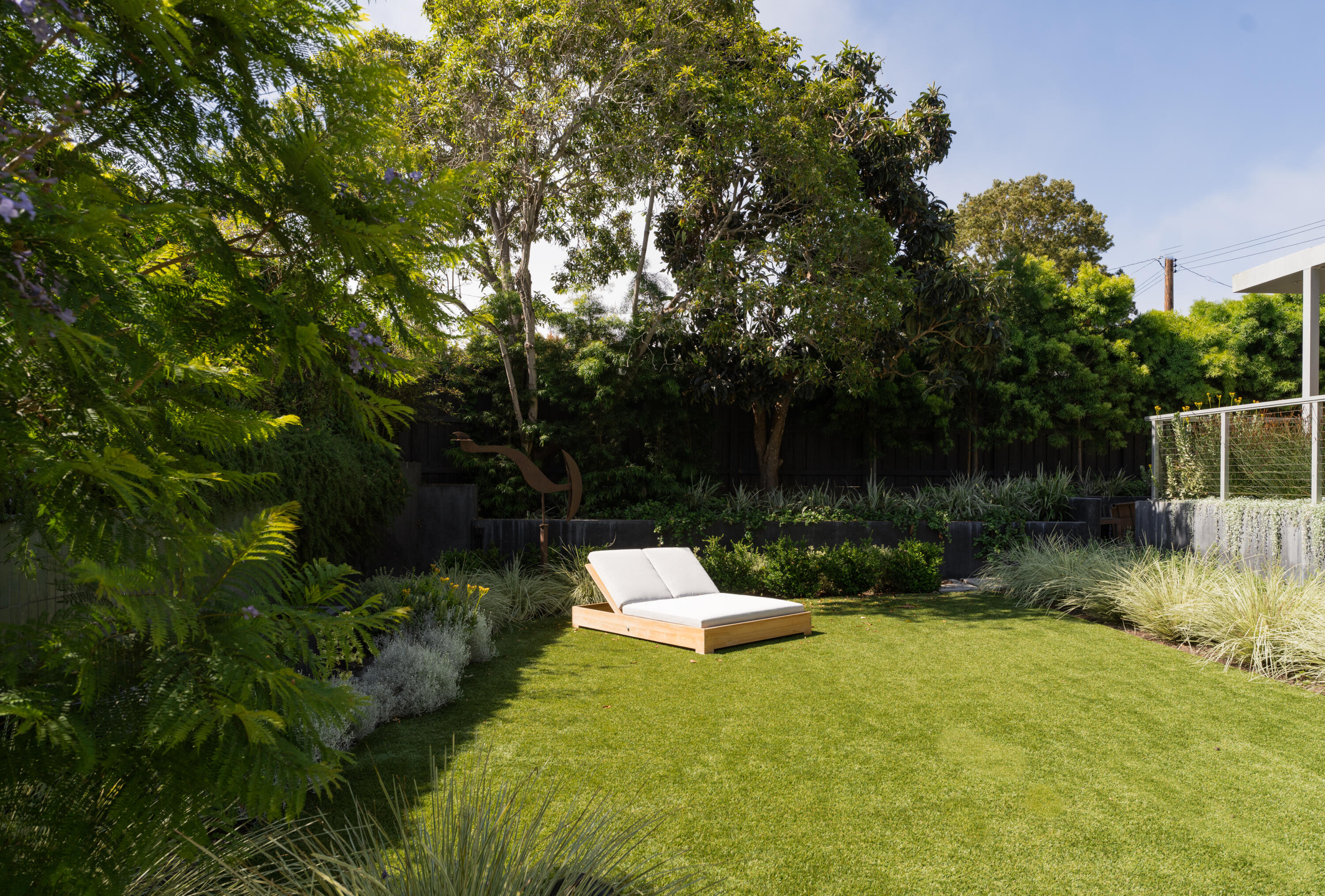 1365 Virginia Road Montecito, CA 93108 - Photo 30 of 38 a view of backyard with plants and outdoor seating