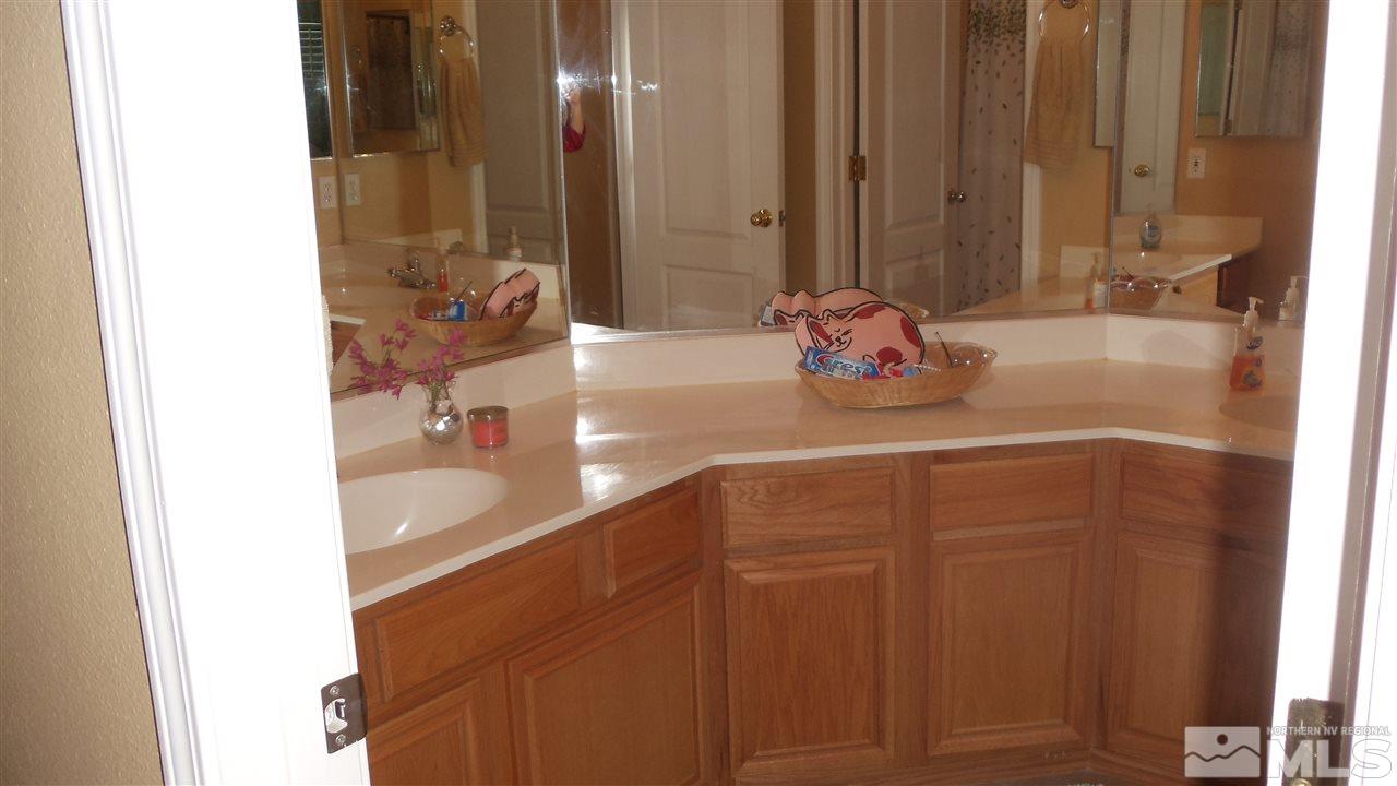 723 Silver Mine Court Reno, NV 89521 - Photo 12 of 17 a bathroom with a sink and a mirror