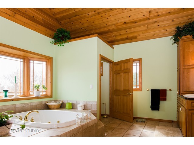 11411 Armory Road Hebron, IL 60034 - Photo 15 of 22 a bathroom with a tub and a sink