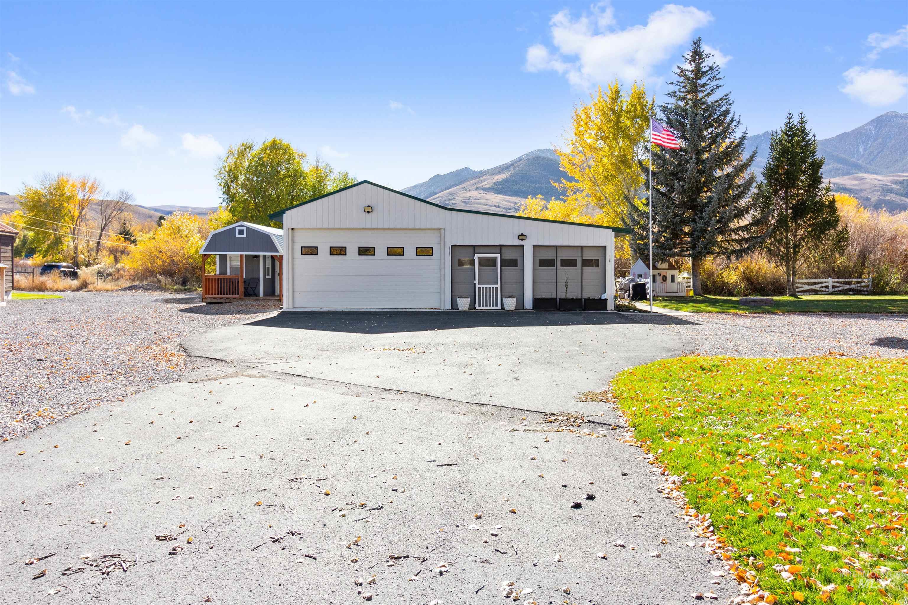 107 Willow Street Mackay, ID 83251 - Photo 12 of 48 Garage with a mountain view