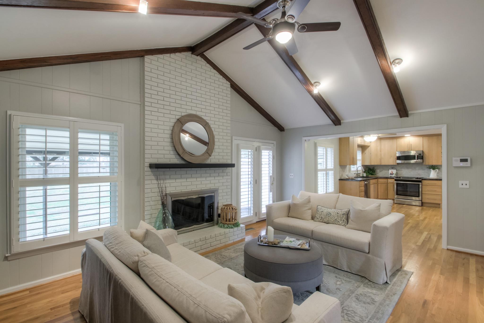 2216 Bowman Road Franklin, TN 37064 - Photo 11 of 30 The fireplace was recently converted from wood burning to gas, but can easily be switched back to wood burning.