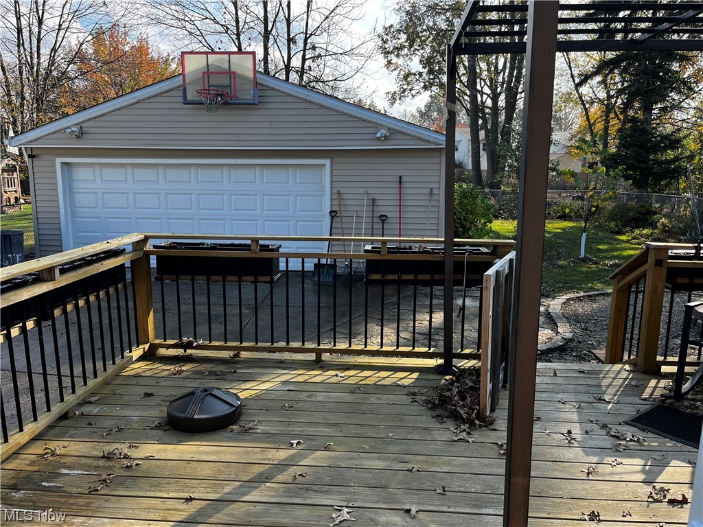 30824 Clarmont Road Willowick, OH 44095 - Photo 6 of 24 Deck with a garage