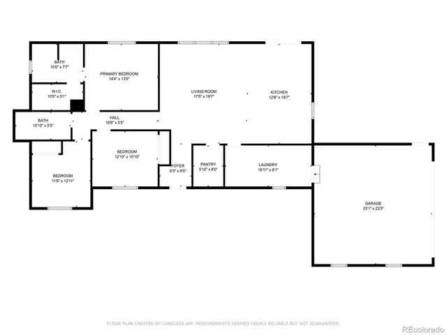 a picture of a floor plan