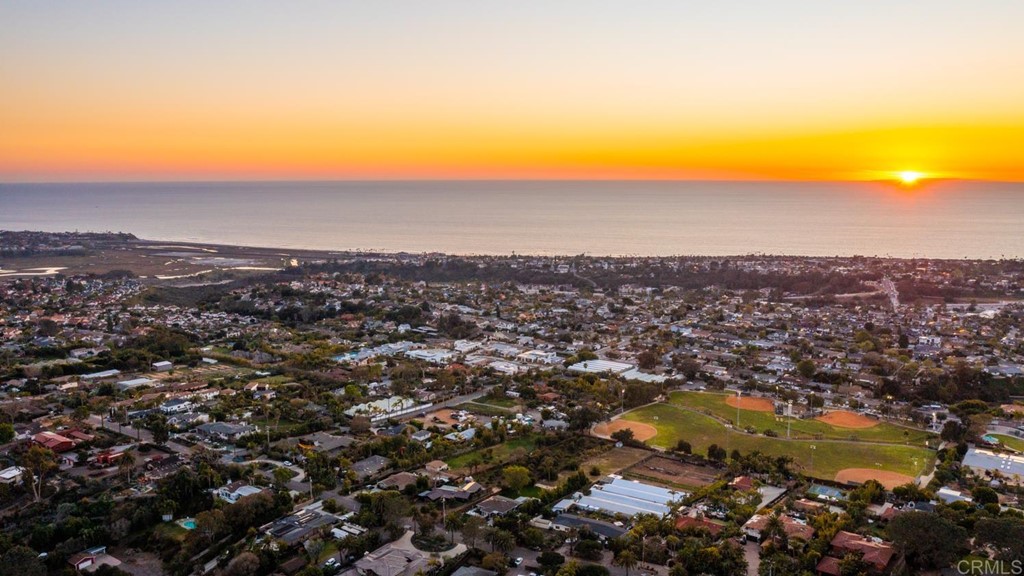 1754 Crest Drive Encinitas, CA 92024 - Photo 40 of 43 an aerial view of residential building and ocean