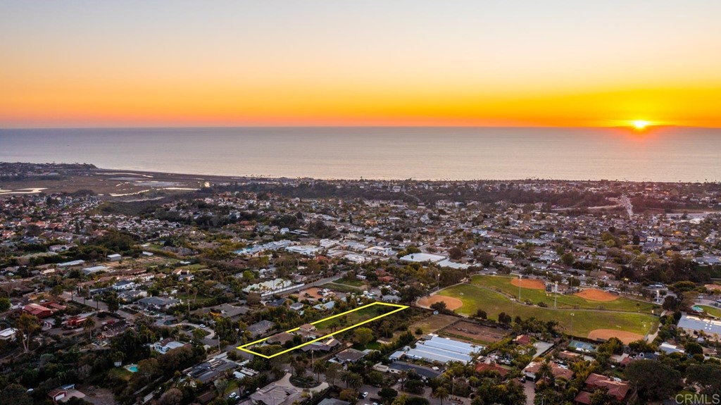 1754 Crest Drive Encinitas, CA 92024 - Photo 41 of 43 an aerial view of residential building and ocean
