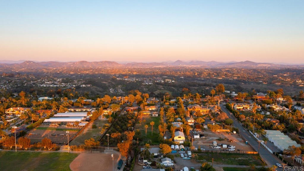 1754 Crest Drive Encinitas, CA 92024 - Photo 42 of 43 an aerial view of residential houses with outdoor space and trees