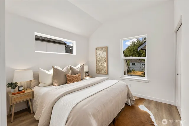 a view of backyard with sitting area