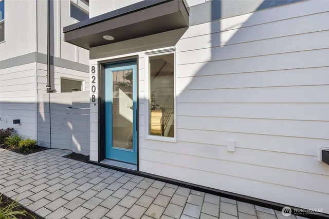 a view of front door