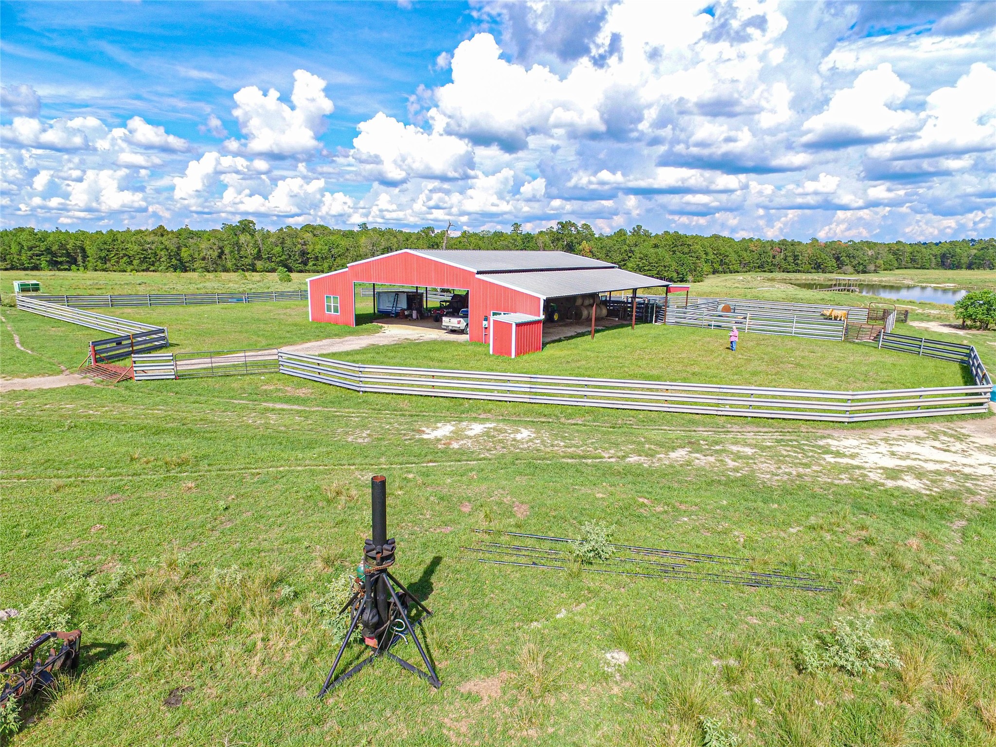 20720 Highway 59 Corrigan, TX 75939 - Photo 25 of 50 a view of a big yard with swimming pool and green space