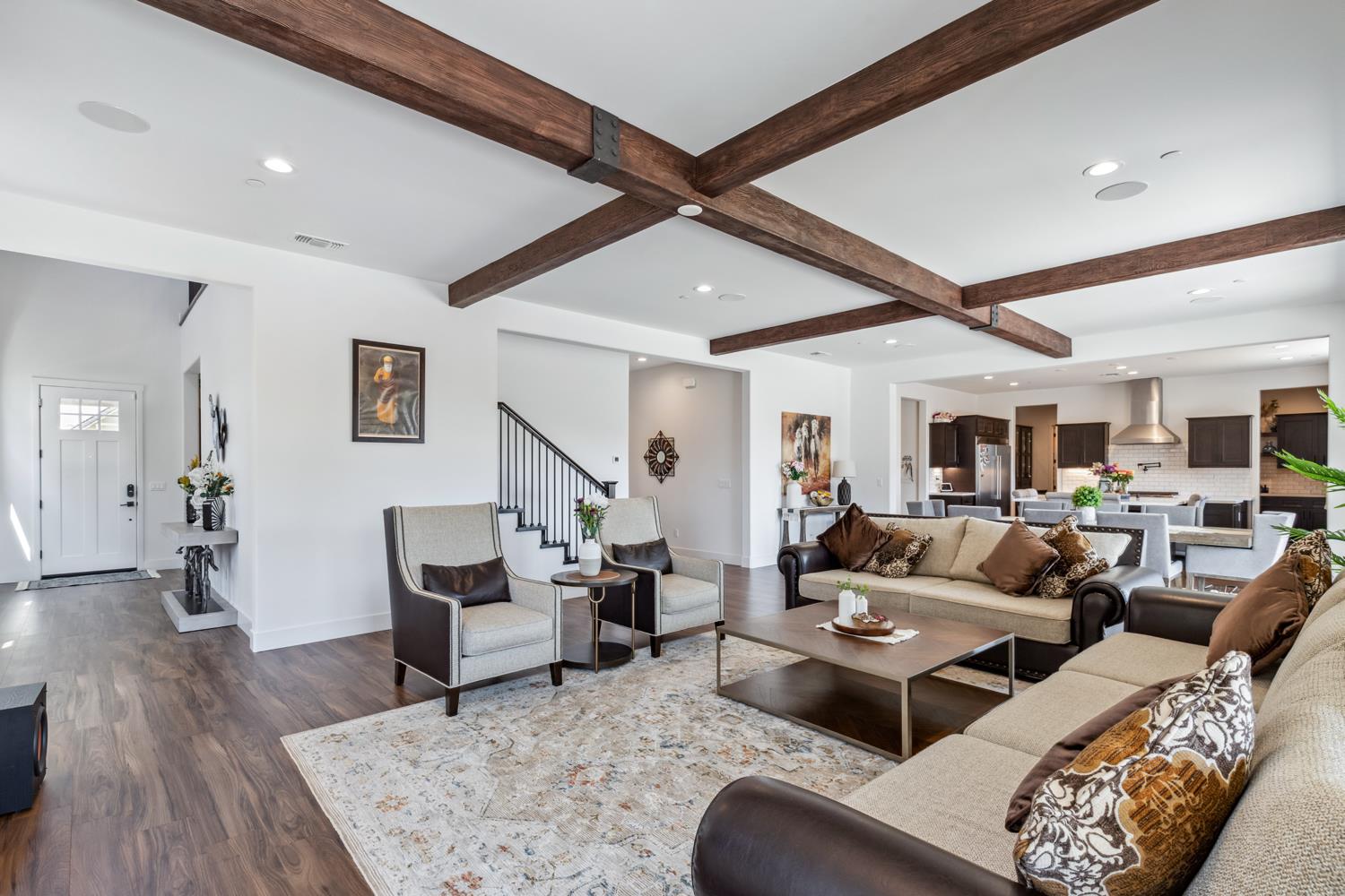 1765 North Renn Avenue Clovis, CA 93619 - Photo 14 of 50 a living room with furniture and wooden floor