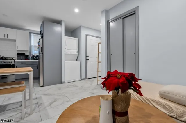 a house view with a backyard space