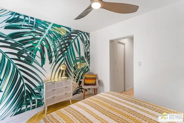 a outdoor view with a sitting space