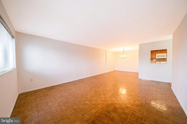 a view of an empty room