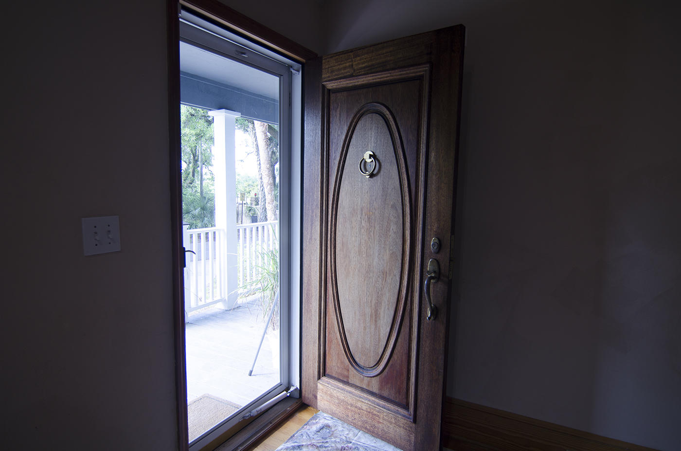 235 Haddrell Street Mount Pleasant, SC 29464 - Photo 22 of 26 mahogany front door
