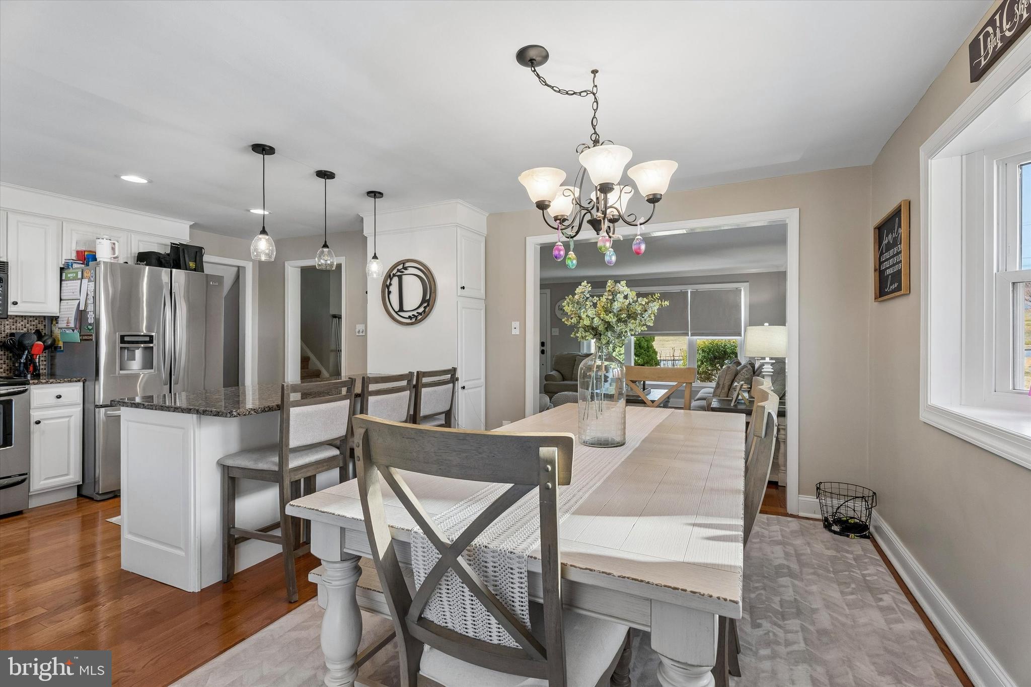 249 Gleaves Road Springfield, PA 19064 - Photo 9 of 34 a view of a dining room with furniture and chandelier