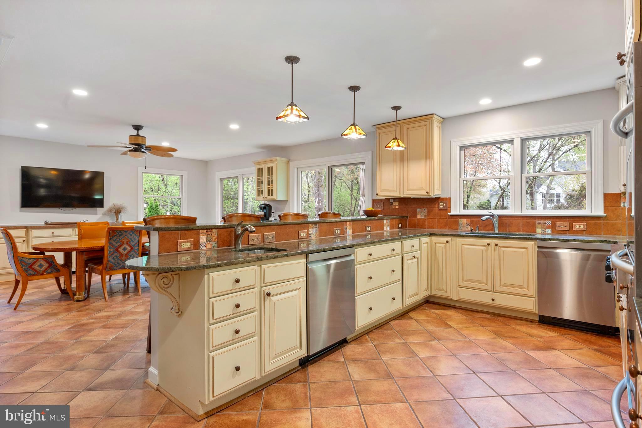 902 Emerald Drive Alexandria, VA 22308 - Photo 18 of 97 a large kitchen with lots of counter space and furniture